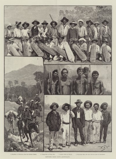 Bocetos de Queensland del Norte de William Barnes Wollen